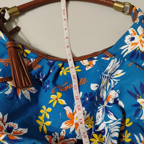 TIGNANELLO Fabric Canvas Tote Shoulder Bag - Picture 13 of 15